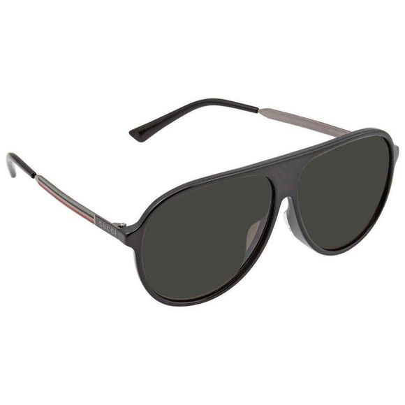 NEW Gucci Grey Aviator Men's Sunglasses - Picture 1 of 4